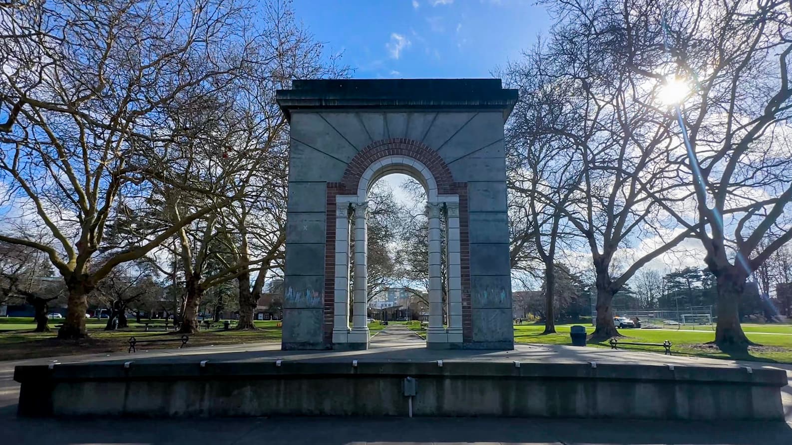 Green Lake Arch — the architectural landmark that inspired the logo