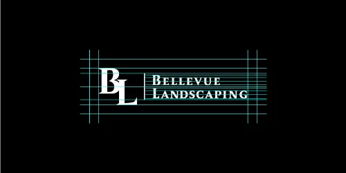 Bellevue Landscaping. Brand identity wireframe by Green Lake Digital