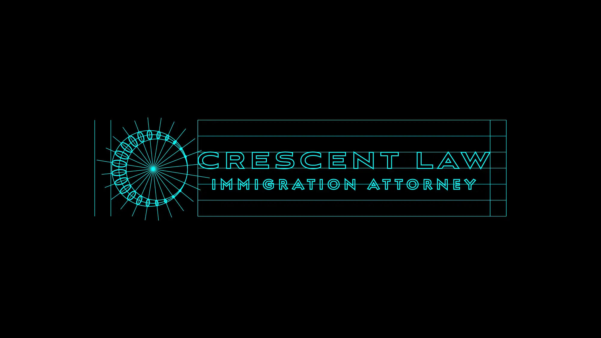 Crescent Law. Brand identity wireframe by Green Lake Digital