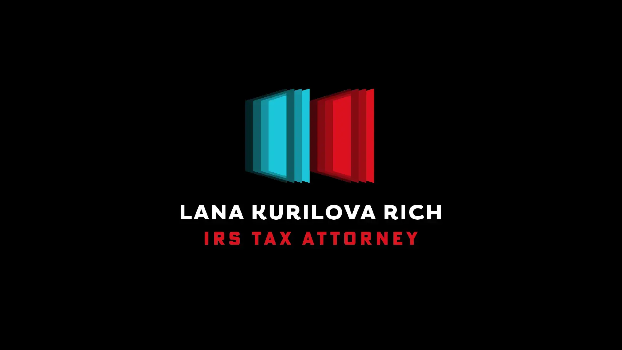 Lana Kurilova Rich. Logo design and brand identity project by Green Lake Digital